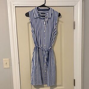 Tommy Hilfiger Striped Sleeveless Dress